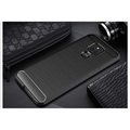 Motorola Moto G Play (2021) Brushed TPU Case - Carbon Fiber - Black