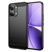 Xiaomi Redmi Turbo 5 Max/Poco X8 Pro Max Brushed TPU Case - Carbon Fiber - Black