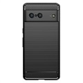 Google Pixel 7 Brushed TPU Case - Carbon Fiber - Black