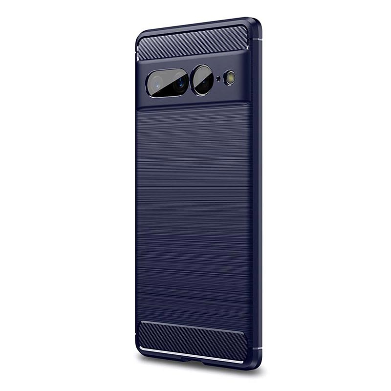 Google Pixel 7 Pro Brushed TPU Case Carbon Fiber