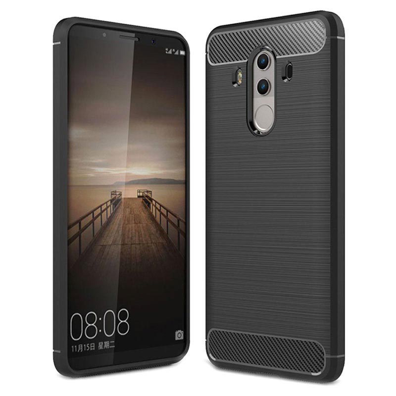 Huawei Mate Brushed TPU Case Carbon Fiber