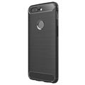 OnePlus 5T Brushed TPU Case - Carbon Fiber - Black