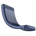 Samsung Galaxy S22 5G Brushed TPU Case - Carbon Fiber - Blue