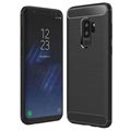 Samsung Galaxy S9+ Brushed TPU Case - Carbon Fiber