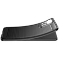 Xiaomi Redmi Note 11/11S Brushed TPU Case - Carbon Fiber - Black