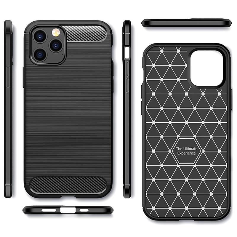 Apple iPhone 12-TPU carbon fiber Design funda protectora funda funda protectora 