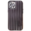 iPhone 12 Pro Brushed TPU Case with Camera Lens Protector - Black