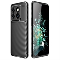 Samsung Galaxy Xcover6 Pro Brushed TPU Case - Carbon Fiber - Black