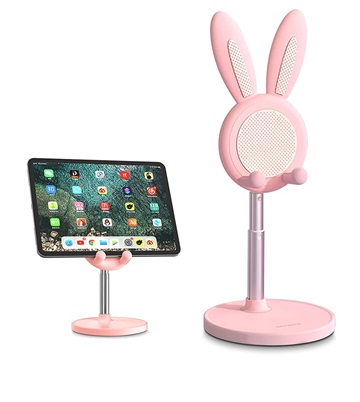 Bunny Ears Universal Desktop Holder - 4" - 12.9" - Pink