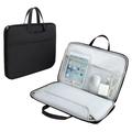 Business Laptop Bag with Full-Open Design - 15.6" - Black