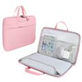 Business Laptop Bag with Full-Open Design - 15.6" - Pink