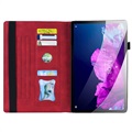 Business Style Lenovo Tab P11 Smart Folio Case - Red