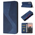 Business Style OnePlus Nord 2 5G Wallet Case - Blue