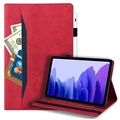 Business Style Samsung Galaxy Tab A7 10.4 (2020) Smart Folio Case - Red