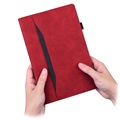 Business Style Samsung Galaxy Tab A7 10.4 (2020) Smart Folio Case - Red