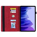 Business Style Samsung Galaxy Tab A7 10.4 (2020) Smart Folio Case - Red