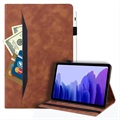 Business Style Samsung Galaxy Tab A7 Lite Smart Folio Case - Brown