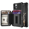 Business Style iPhone 11 Pro Max TPU Case with Wallet - Black