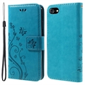 iPhone 7/8/SE (2020)/SE (2022) Butterfly Series Wallet Case - Blue