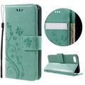 iPhone 7/8/SE (2020)/SE (2022) Butterfly Series Wallet Case - Cyan