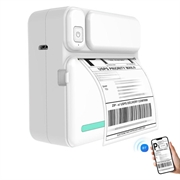 C19 Bluetooth Thermal Printer for Student Adhesive Sticker Smart Label Printer, Standard Version - Green