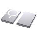 C26 10000mAh Magnetic Power Bank with 18W USB-C Fast Charging - Silver