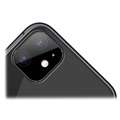 iPhone 11 Camera Lens Metal & Tempered Glass Protector - Black