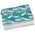 CanvasArtisan Universal Laptop Sleeve with Zipper - 13" - Waves