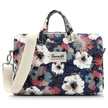 Canvaslife Laptop Bag - 13-14" - Blue Camellia