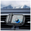 Car Charger / Bluetooth FM Transmitter with Mono Headset T2 - Black