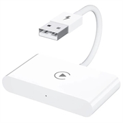 CarPlay Wireless Adapter for iOS - USB, USB-C - White