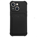 Card Armor Series iPhone 13 Mini Silicone Case - Black