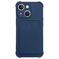 Card Armor Series iPhone 13 Mini Silicone Case - Navy Blue