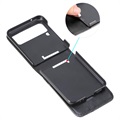 Card Series Samsung Galaxy Z Flip4 5G Wallet Case - Black