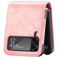 Card Series Samsung Galaxy Z Flip4 5G Wallet Case - Pink