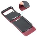 Card Series Samsung Galaxy Z Flip4 5G Wallet Case - Red