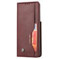 Card Set Series Samsung Galaxy S21 Ultra 5G Wallet Case - Wine Red