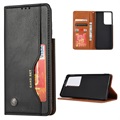 Card Set Series Samsung Galaxy S21 5G Wallet Case - Black