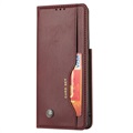 Card Set Series Samsung Galaxy S21 5G Wallet Case - Wine Red