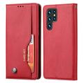 Samsung Galaxy S24 Ultra Card Set Series Wallet Case - Red