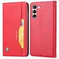 Samsung Galaxy S24+ Card Set Series Wallet Case - Red