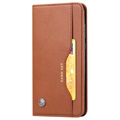 Card Set Series Samsung Galaxy A22 4G Wallet Case - Brown