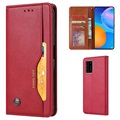 Card Set Series Huawei P Smart 2021 Wallet Case - Red