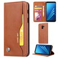 Card Set Series Samsung Galaxy A8 (2018) Wallet Case - Brown