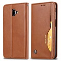 Card Set Series Samsung Galaxy J6+ Wallet Case - Brown