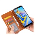 Card Set Series Samsung Galaxy J6+ Wallet Case - Brown