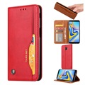 Card Set Series Samsung Galaxy J6+ Wallet Case - Red