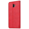 Card Set Series Samsung Galaxy J6+ Wallet Case - Red