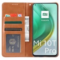 Card Set Series Xiaomi Mi 10T 5G/10T Pro 5G Wallet Case - Brown