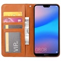 Card Set Series Huawei P30 Lite Wallet Case - Brown